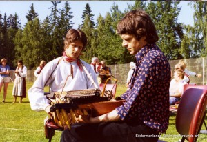 Anders Eklund och Styrbjörn Bergelt. Jubileumsstämman i Malmköping 1975.